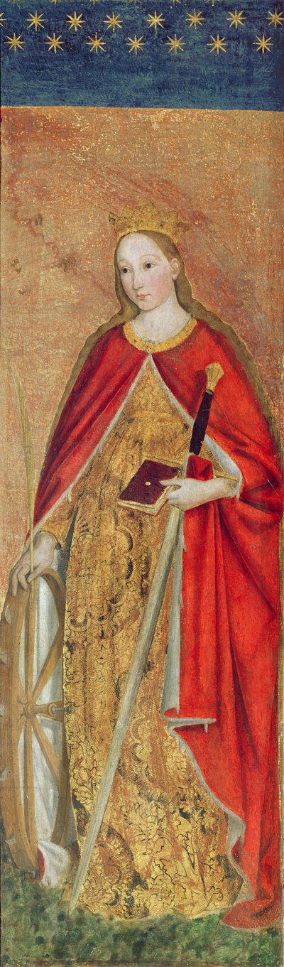 St. Catherine of Alexandria (detail) by Ludovico Brea